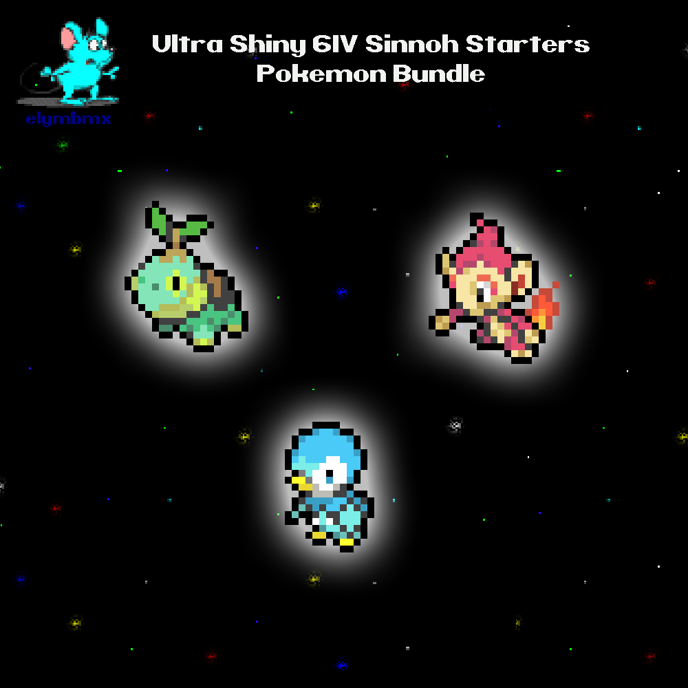 Starters Package (12x, 6IV, Shiny, Hidden Abilities) - Pokemon Brilliant  Diamond & Shining Pearl - Rawkhet Pokemon