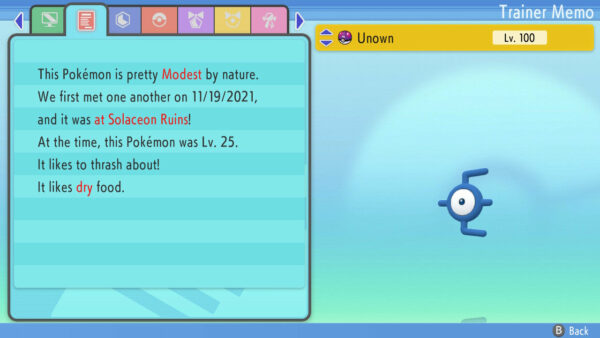 Unown Package (28x, All Forms, 6IV, Shiny) – Pokemon Brilliant